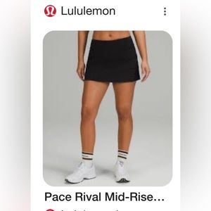 Lululemon Rival Mid Rise Skirt NWT